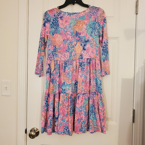 Lilly Pulitzer Geanna Swing Dress Multi Splendor In The Sand XS - Picture 9 of 10
